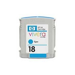 HP C4937A No.18 Cyan Ink Cartridge (0.86K) - GENUINE