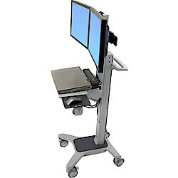 Ergotron 24-194-055 Dual LCD Wideview Workspace Cart