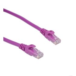 8Ware Cat6 UTP Ethernet Cable, Snagless - 0.25m (25cm) - Purple