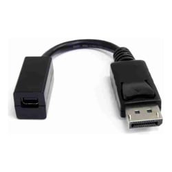 STARTECH.COM 6IN DISPLAYPort TO MINI DISPLAYPort VIDEO CABLE ADAPTER M/F, LTW