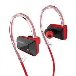 Simplecom NS200 Bluetooth Neckband Sports Headphones with NFC - Red