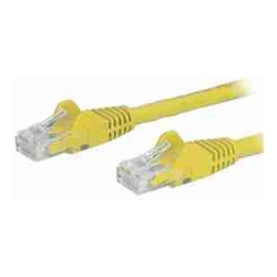 STARTECH.COM 0.5M CAT6 ETHERNET CABLE YELLOW 650MHZ Snagless PATCH CORD LTW
