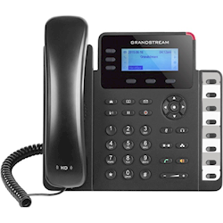 Grandstream HD PoE IP Phone 132X64 LCD, 3 Lines, Dual Gigabit Ports, 3 Program Keys, 8 BLF