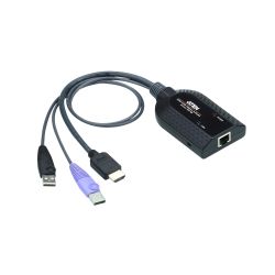 Aten HDMI USB Virtual Media KVM Adapter with Digital Audio on HDMI signal, for KM and KN series
