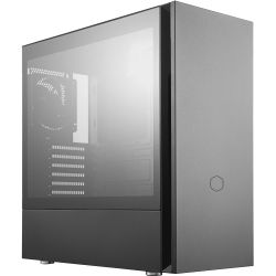 CoolerMaster Silencio S600 ATX Case, Black SILENT, TG Side PANEL, No PSU