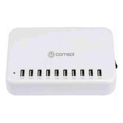 COMSOL 10 PORT USB CHARGING STATION 120W TOTAL POWER