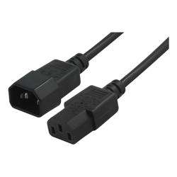 BluPeak 3m Power Cable C13 Female to C14 Male-Sold by carton QTY 20 units