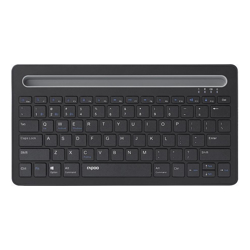 RAPOO XK100 Bluetooth Wireless Keyboard - Switch Between Multiple Devices, Ideal for Computer, Tablet and Smart Phone - For Windows, Mac, Andriod, iOS