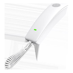 Fanvil H2U Compact IP Phone, 2 SIP Lines, HD Audio, Desk/Wall Mount, 10 Speed Dial Keys, PoE, 3 Way Conference, 2 Year Warranty - White