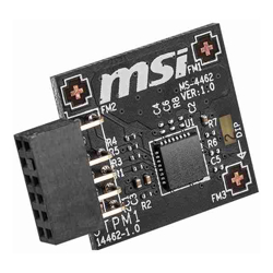 MSI TPM 2.0 Module (MS-4462) SPI Interface, 12-1 Pin, Supports MSI Intel 400 Series Motherboards and MSI AMD 500 Series Motherboards