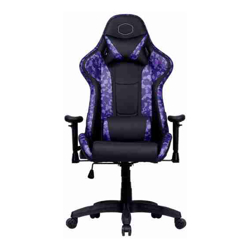 CoolerMaster Caliber R1S Gaming Chair, CM Purple Camo, PREMIUM COMFORT &amp; STYLE, Breathable Leather