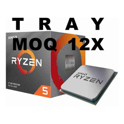 (MOQ 12x If Not Installed On MBs) AMD Ryzen 5 1600 YD1600BBM6IAE 6 Core/12 Threads AM4 CPU, No Fan, 1YW (AMDCPU)(AMDBOX)(TRAY-P)