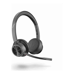 POLY Voyager 4320 UC, V4320 BINAURAL W/ BT700 USB-A, BT WIRELESS HEADSET - CERT MS