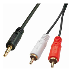 Lindy 1m 3.5mm-RCA Audio