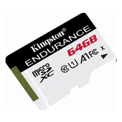 64GBmicroSDXC Endurance 95R/30W C10 A1 UHS-I Card Only