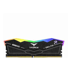 Team Group T-Force Delta Black RGB 32GB Kit (16GB x 2) 5200MHz On-Die ECC DDR5 for SFF/TWR