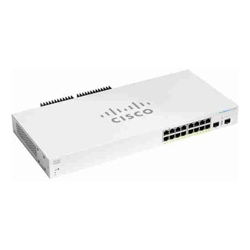 Cisco Business 220 CBS220-16P-2G 16 Ports Manageable Ethernet Switch - Gigabit Ethernet - 10/100/1000Base-T, 1000Base-X - 2 Layer Supported - Modular - 2 SFP Slots - 3 Year Limited Warranty - 130 W 