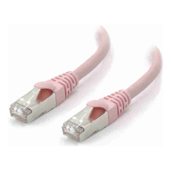ALOGIC 10m Pink 10GbE Shielded CAT6A LSZH Network Cable