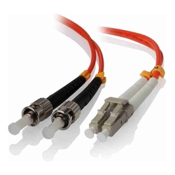 ALOGIC 10m LC-ST Multi Mode Duplex LSZH Fibre Cable 62.5/125 OM1