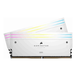 CORSAIR DOMINATOR TITANIUM 32GB (2x16GB) DDR5 7200 (PC5-57600) CL34 1.45V Intel XMP Memory White