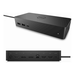 Dell UD22 Universal USB-C Dock - Quad Display, HDMI, 2 x DisplayPort, USB 3.2 Gen 2, RJ45 Ethernet, 96W Power Delivery, 1 Yr Wty