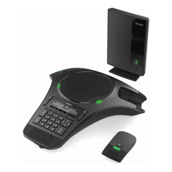 Snom C620 Conference system, 2 Detachable wireless microphones Wireless due to DECT Range 50m Up to 24 hours talk time Up to 28 days standby
