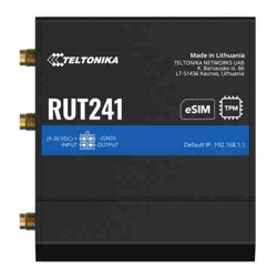 Teltonika | RUT241-eSIM | Compact 4G eSIM LTE Cat 4 Industrial Router