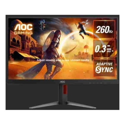 AOC 27&quot; 260Hz 2560 x 1440 (QHD) 0.3ms Fast IPS HDMI2.0 x 1 DisplayPort1.4 x 1 Adaptive Sync DisplayHDR 400 Gaming Monitor