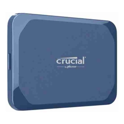 CRUCIAL X10 PRO 4TB PORTABLE USB-C SSD, UP TO 2100MB/s R/W, BLUE, 5YR WTY