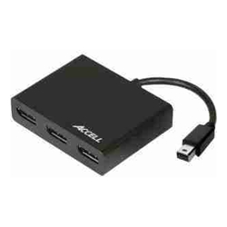 Accell K088B-003B Mini DisplayPort 1.2 to 3 DisplayPort Multi-Display MST Hub