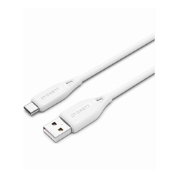 Cygnett Essentials USB-C to USB-A (2.0) Cable (2M) - White(CY4690PCUSA), 3A/60W,480Mbps Transfer,Fast Charge,Best for Laptop, Durable,2 Years Warranty