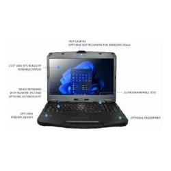 DURABOOK S15, 15&quot; FHD, Intel Core i5-1235U, Windows 11, 8GB RAM, 256GB PCIe SSD,Wi-Fi 6E, Bluetooth v5.3, 2MP Front Camera, 3 year Warranty