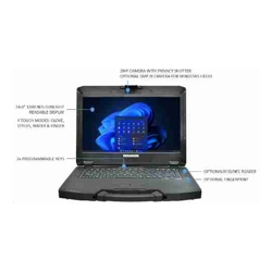 DURABOOK S14I, 14&quot; FHD, Intel Core Ultra 5 125U, Windows 11, 16GB RAM, 256GB PCIe SSD,Wi-Fi 7, Bluetooth v5.4, 2MP Front Camera, 3 year Warranty