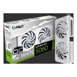 PALIT RTX5060 DUAL WHITE OC 8GB GDDR7 128bit 3-DP HDMI NE75060U19P1-GB2063M