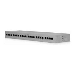 Ubiquiti Ethernet Surge Protection,Rack-mount Indoor Panel Supports Up To 10 GbE, PoE++, 20kA Surge Discharge/Port,24-port Integrated,1U Rack-mount