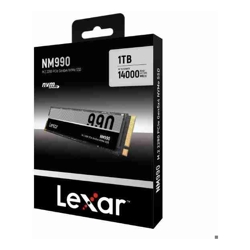 Lexar 1TB NM990 M.2 2280 PCIe Gen 5x4 NVMe SSD up to 14500MB/s read, 7500MB/s write, Five-year limited warranty