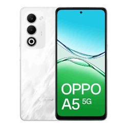 Oppo A5 5G 128GB - Mist White (CPH2735AU White)*AU STOCK*, 6.67&quot;, HD+, 120Hz, 4G/128GB, 50MP/8MP, Dual SIM, 6000mAh,IP65, 2 Years Warranty