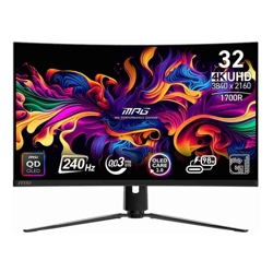 MSI 321CURX UHD 240Hz AdaptiveSync QD-OLED Curved 32in Monitor