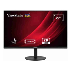ViewSonic 27in QHD 75Hz SuperClear IPS Ergonomic Monitor with USB-C and Dual Speakers (VG2708U-2K)