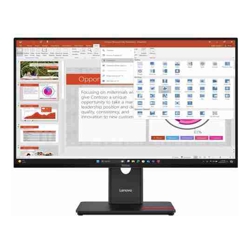 LENOVO ThinkVision T27i-40 27&quot; FHD IPS Monitor 120Hz 1920x1080 16:9 Anti-Glare Height Adjustable Tilt Swivel Pivot 15W PD 4xUSB3.2 Hub VGA DP HDMI 3yr