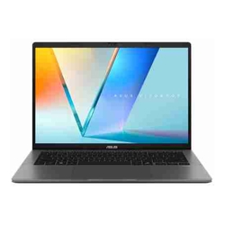 Asus S3407CA-LY040W-P, VivoBook S14, 14&quot; WUXGA Screen(IR-Webcam), Intel Core Ultra 7-255H, 16GB DDR5 RAM, 1TB NVMe SSD, Wireless AX+Bluetooth, Windows 11 Home, Matte Gray, 1 Year Warranty