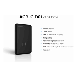 MULTIFUNCTIONAL DESKTOP CARD READER
