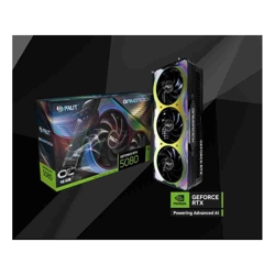 PALIT RTX5080 GAMEROCK OC 16GB GDDR7 256bit 3-DP HDMI ARGB PCI-E 5.0 NE75080T19T2-GB2030G