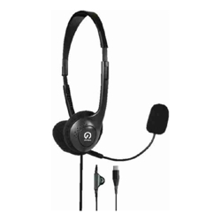 Shintaro USB-C Lightweight Headset with Microphone, Inline Volume Control, Adjustable Arm, Ideal for VoIP and Hands-Free Communication