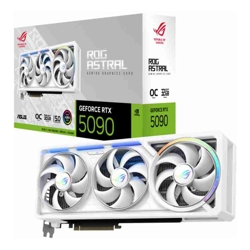 ASUS nVidia GeForce ROG-Astral-RTX-5090-32GB GDDR7 WH OC Edition 2580 MHz Boost clock 28Gbps 512-bit igital Max Resolution 7680 x 4320