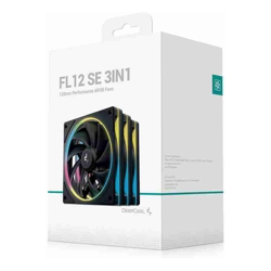 DeepCool FL12 SE 3 Pack 120mm Performance ARGB Fans , Hydro Bearing 120x120x25 mm(LxWxH)