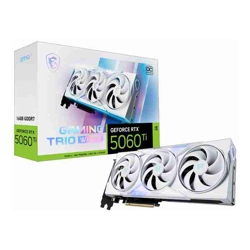 MSI nVidia GeForce RTX 5060 Ti 16G GAMING TRIO OC WHITE, PCI Express Gen 5x16, Boost: 2647 MHz, CUDA 4608 Units, 16GB GDDR7, HDMI x 1