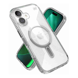 Speck Presidio Clear Grip (CL) - iPhone 17 - Clr/Slvr