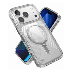 Speck Presidio Clear Grip (CL) - iPhone 17 Pro - Clr/Slvr