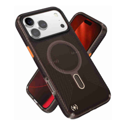 Speck Presidio Lux Grip (CL) - iPhone 17 Pro Max -Shade/Orng